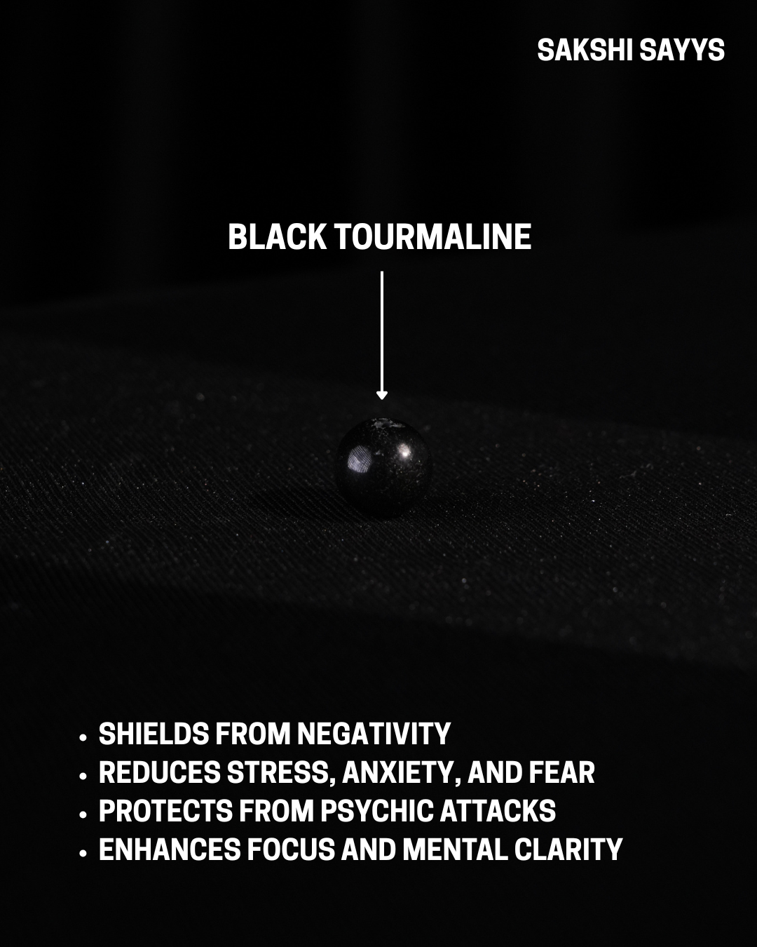 BLACK TOURMALINE BRACELET