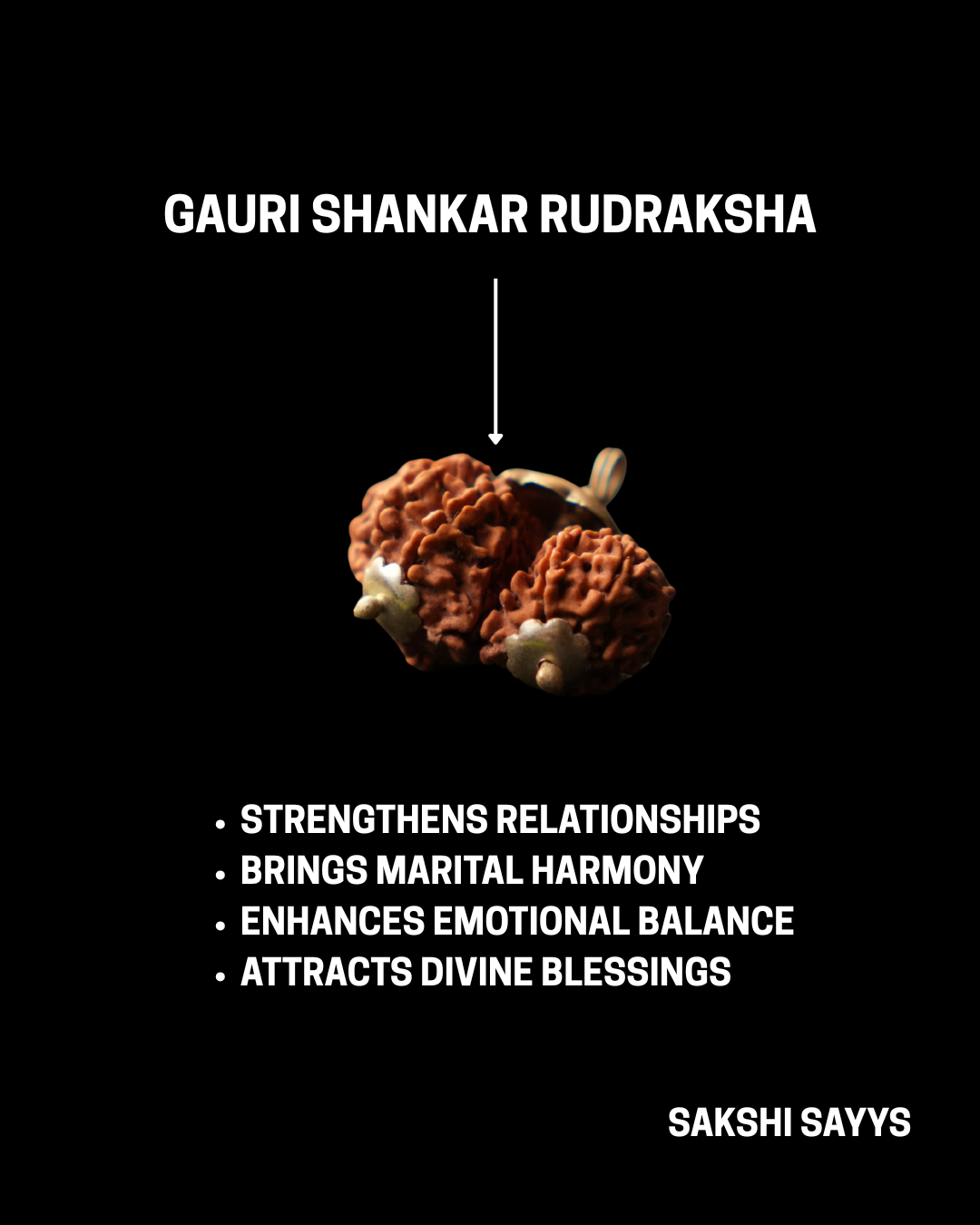 GAURI SHANKAR RUDRAKSHA