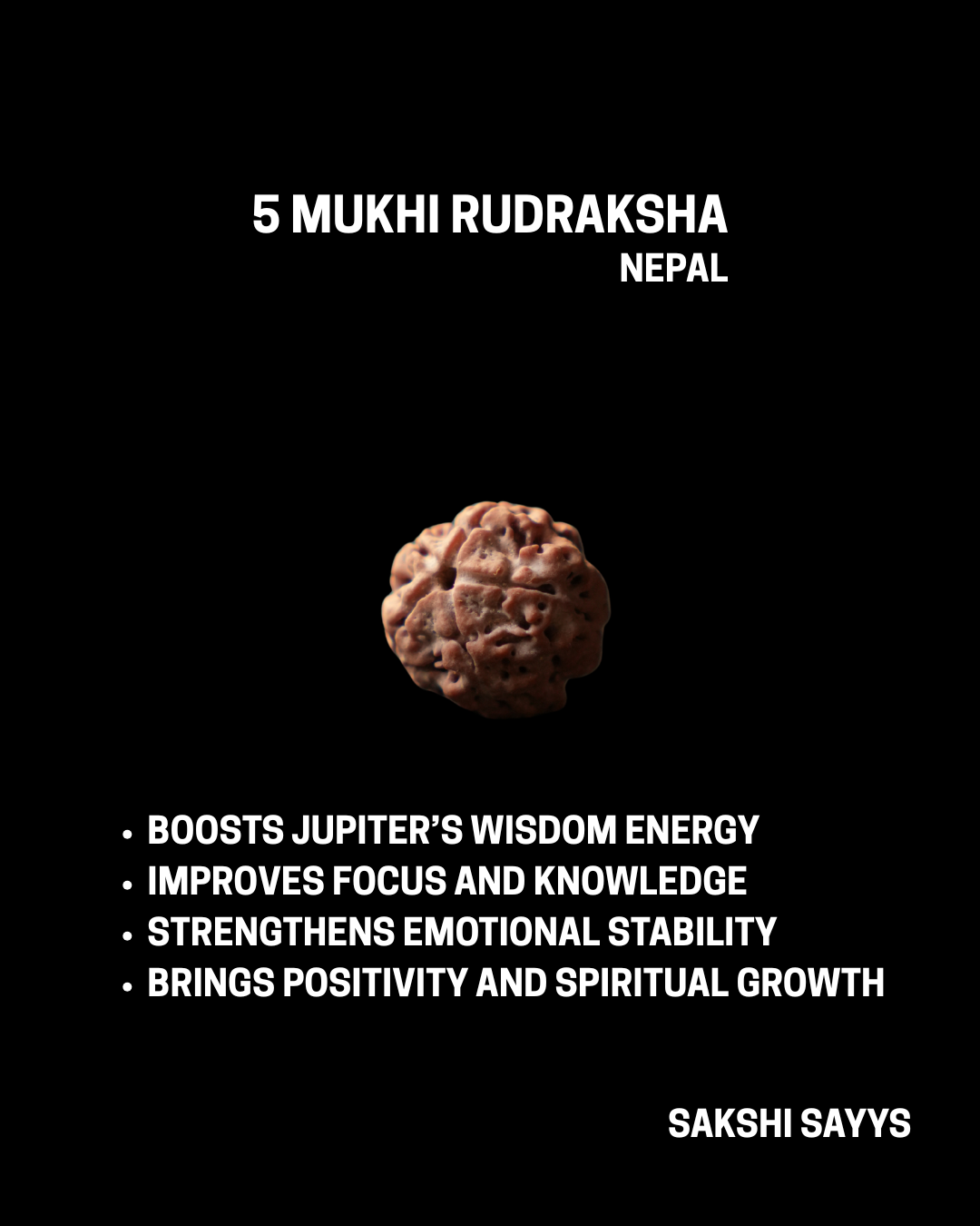 5 MUKHI RUDRAKSHA