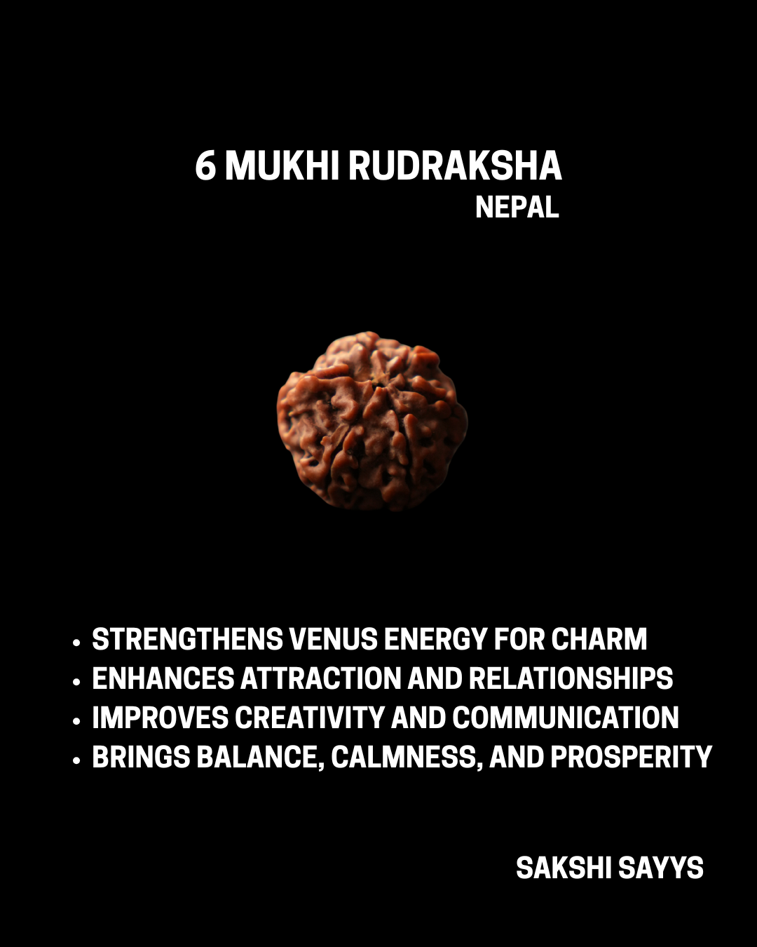 6 MUKHI RUDRAKSHA