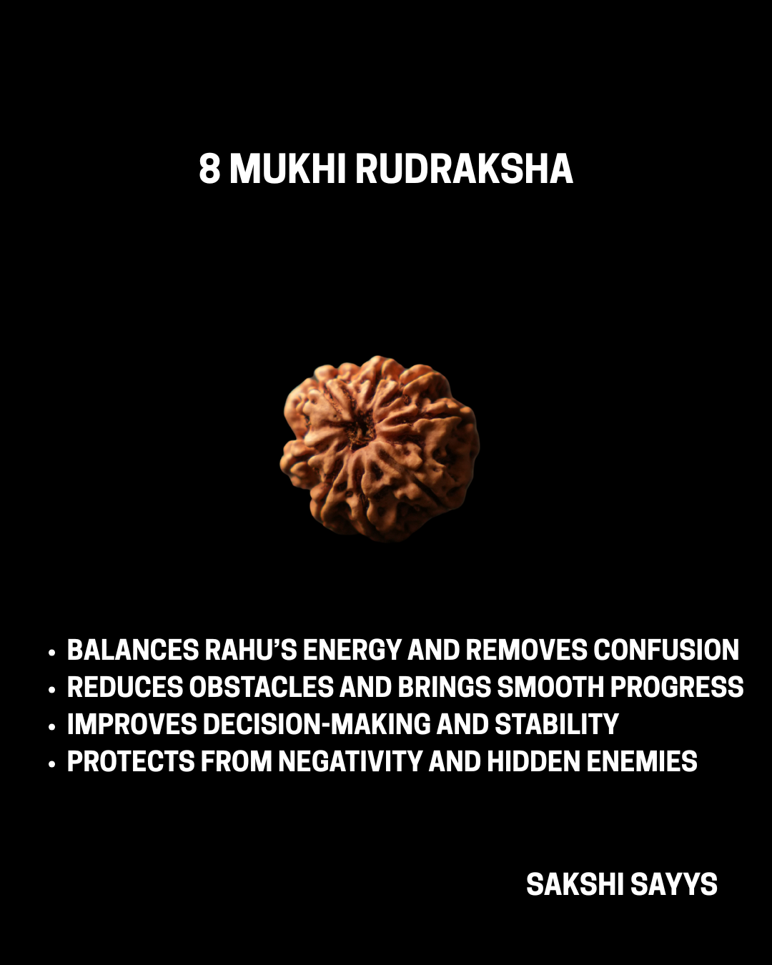 8 MUKHI RUDRAKSHA
