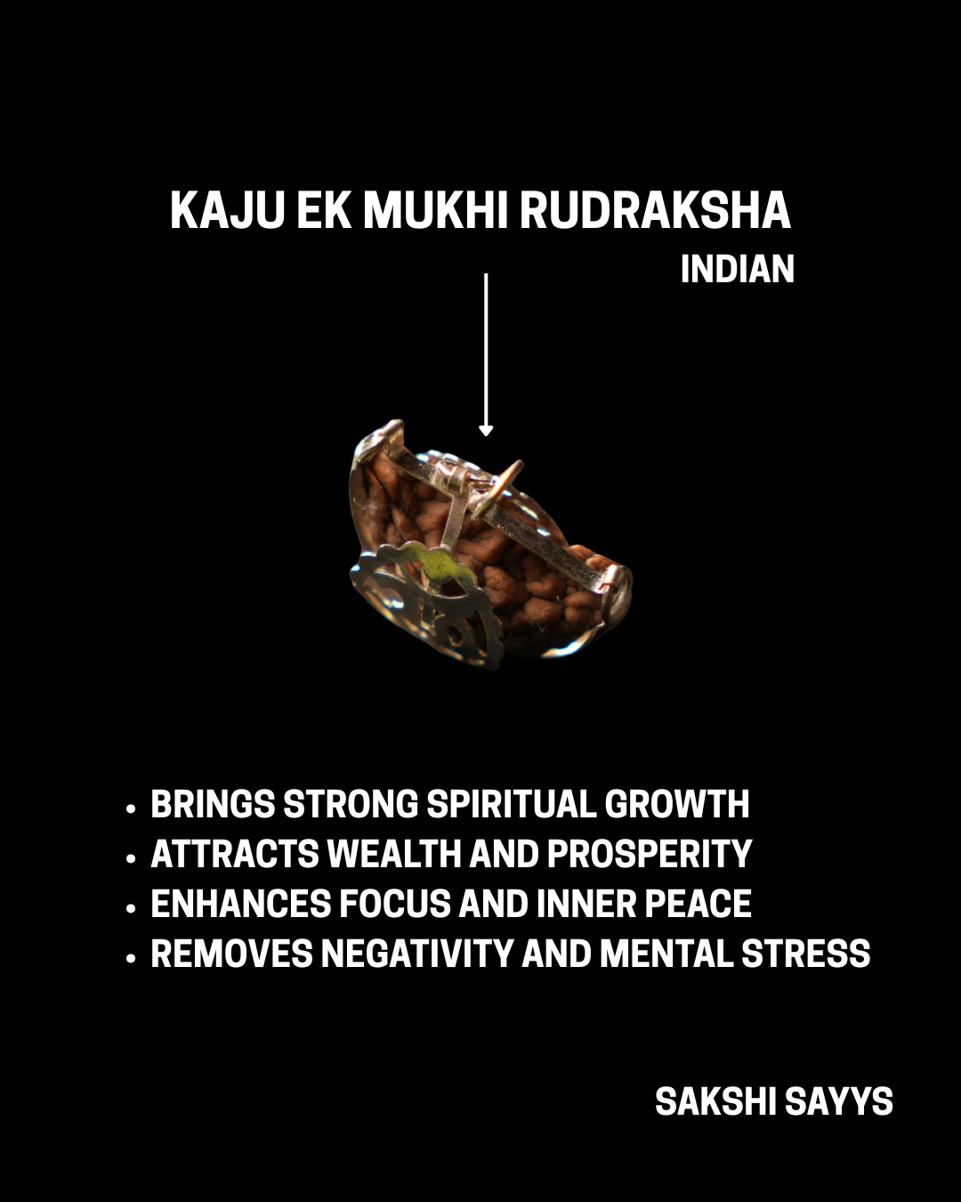 1 MUKHI RUDRAKSHA