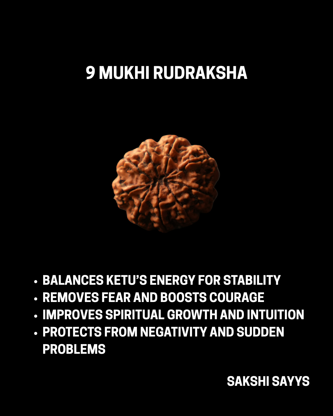9 MUKHI RUDRAKSHA